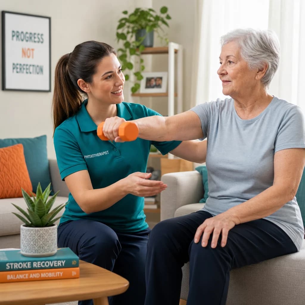 Home physiotherapy for Stroke Rehabilitation